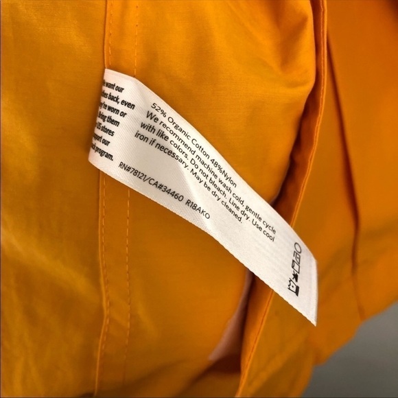 Eileen Fisher Yellow Jacket Organic Windbreaker M - Picture 5 of 8